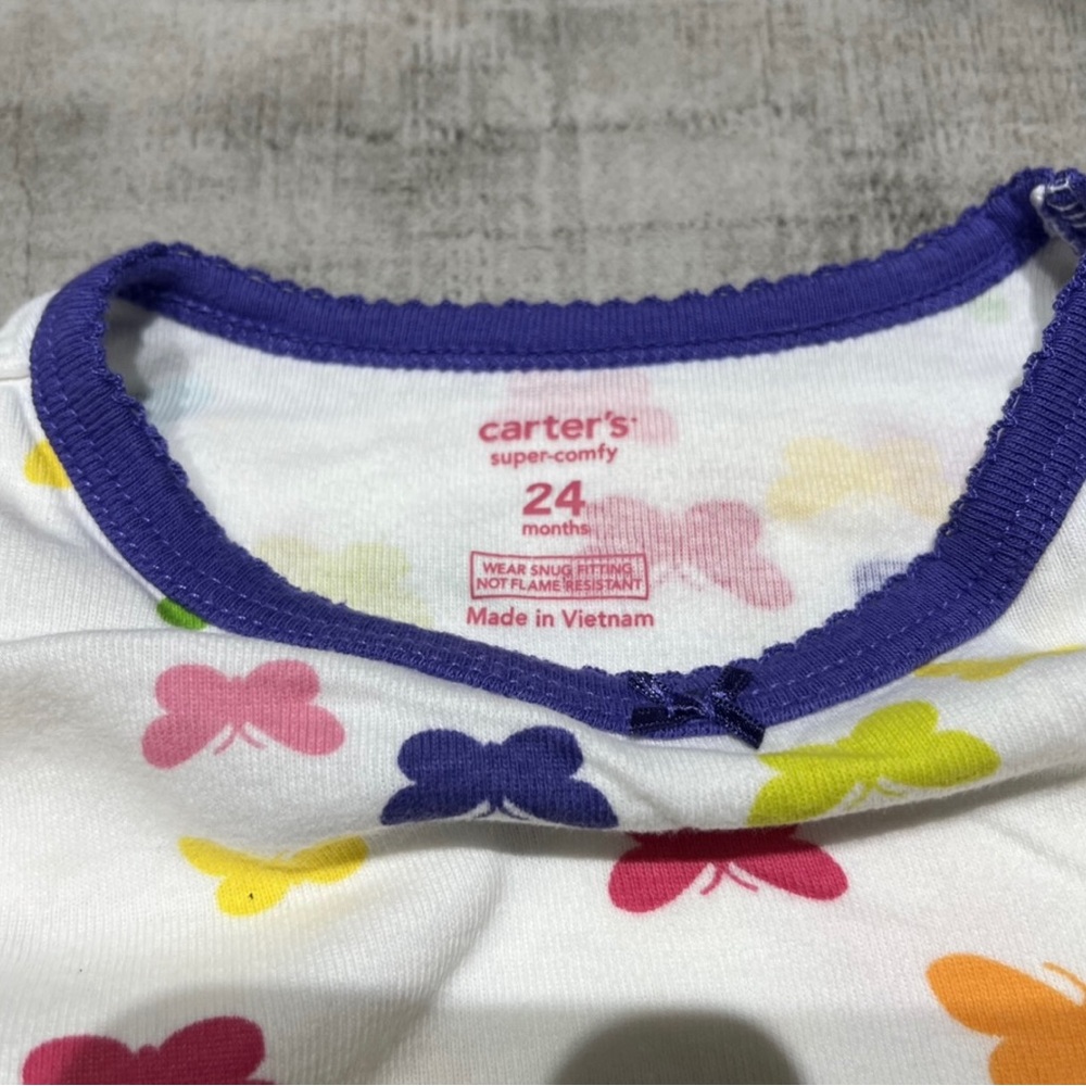 Carter’s Butterfly Pjs - Picture 7 of 7